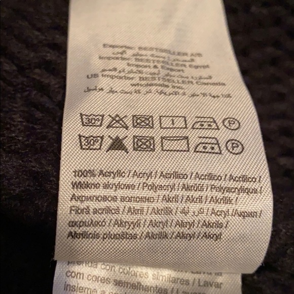 Noisy May black chunky knit ribbed  Sweater - Picture 11 of 11